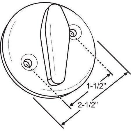 Strybuc French Door Turn White 16-619W